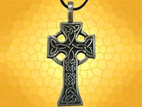 Pendentif CELTE Bijou Symbole Celtique Rose Croix IRLANDE CEL61