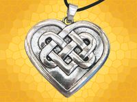 Pendentif Celte Coeur Symbole infini Amour Fidélité Celtique COE001