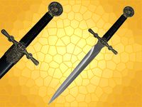 Dague Aigle Médiévale épée Poignard Rapace Fourreau KNA07
