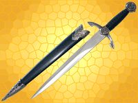 Dague Moyen Age Fourreau Mini épée Médiévale Chevalier Edouard 3 KNA09