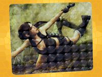 Tapis de Souris Tomb Raider Lara Croft en Action avec Pistolet TS3