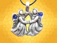 Pendentif Ange Anges Jumeaux ANG2005
