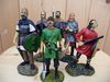 Lot Six Figurines Barbares Antiques Mini Statuettes Guerriers Antiquit