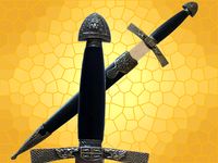 Dague IVANHOÉ Fourreau Mini Épée Moyen Age Médiévale KN608