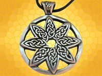 Pendentif celtique Fleur Celte CEL59