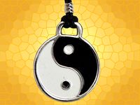Pendentif Symbolique Yin Yang Dualité Harmonie Philosophie SYM001